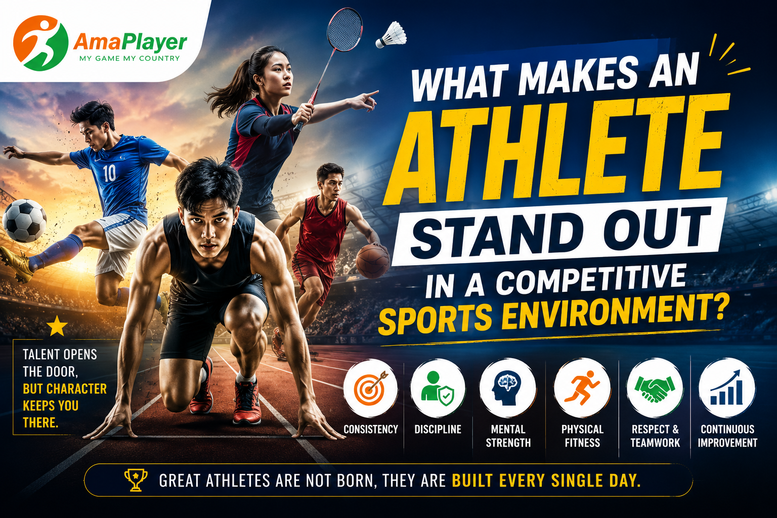 What Makes an Athlete Stand Out in a Competitive Sports Environment?