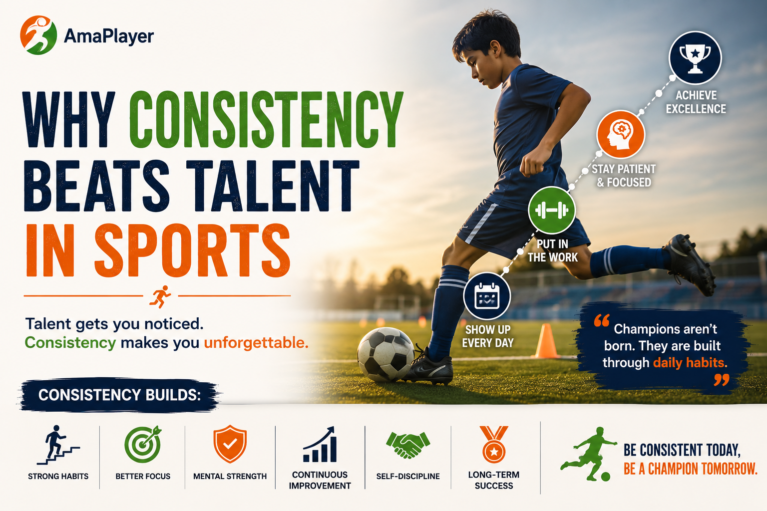 Why Consistency Beats Talent in Sports