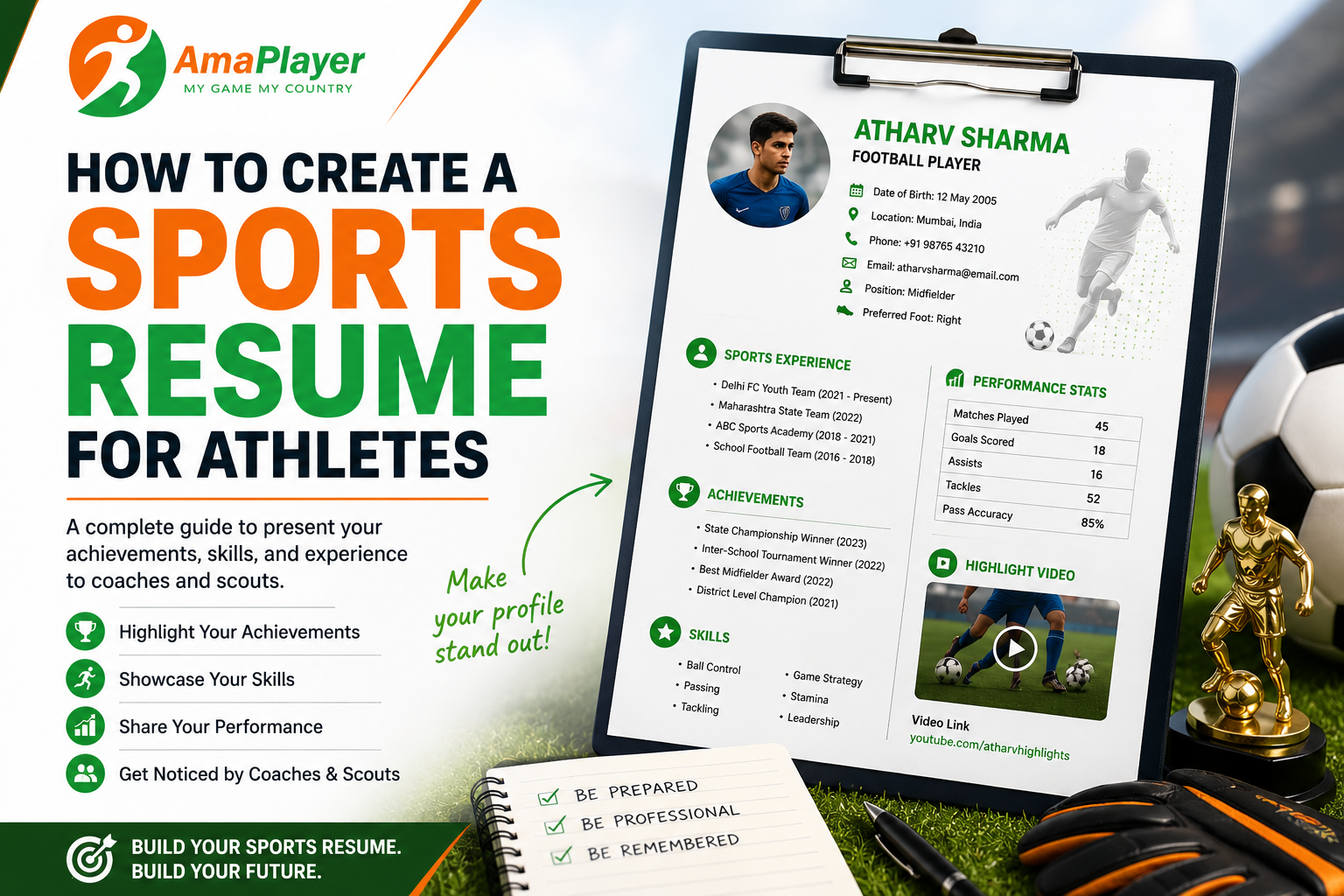 How to Create a Sports Resume for Athletes