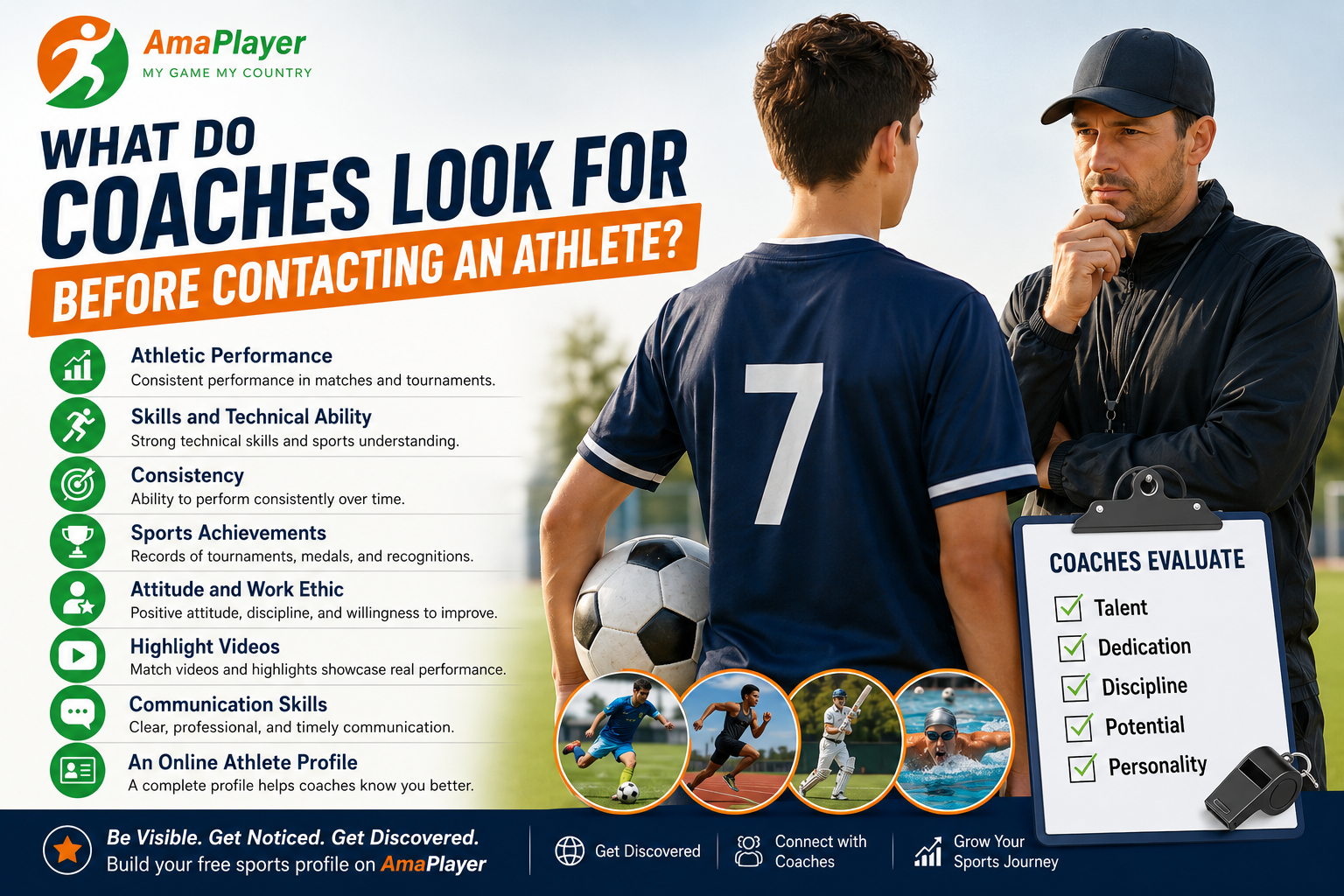 What Do Coaches Look for Before Contacting an Athlete?
