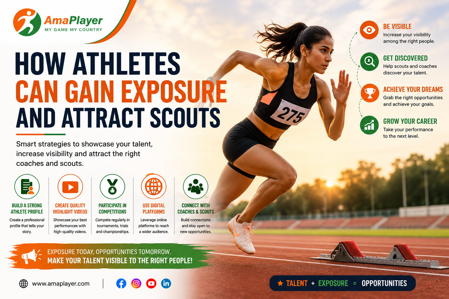 How Athletes Can Gain Exposure and Attract Scouts