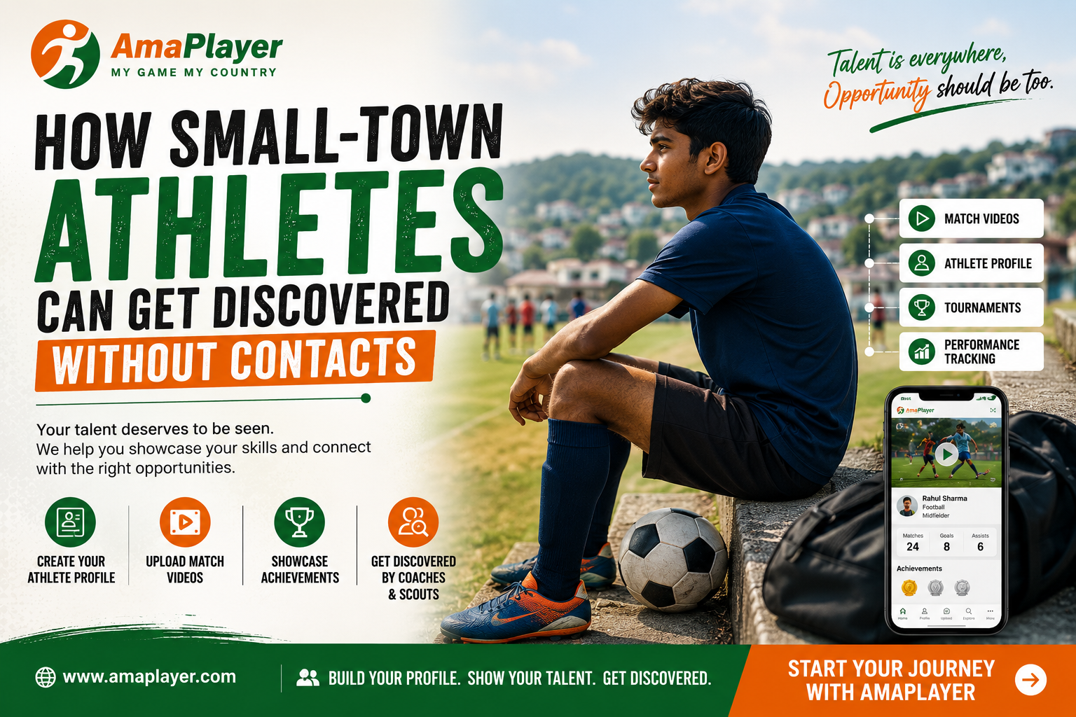How Small-Town Athletes Can Get Discovered Without Contacts