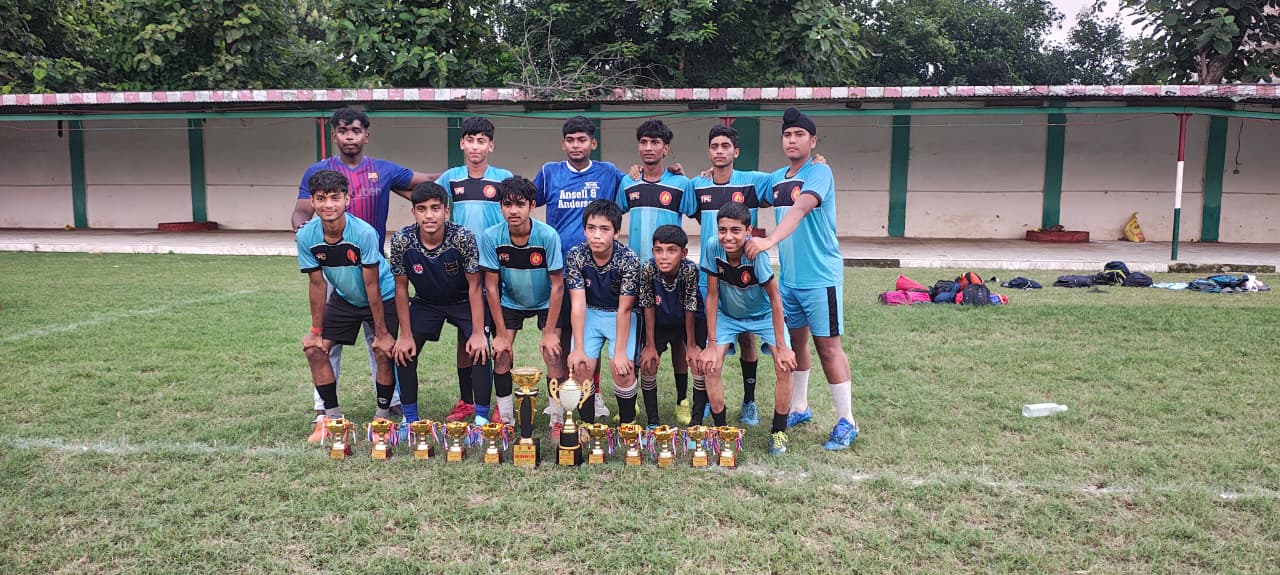 IFA-A Football Champions with Trophies